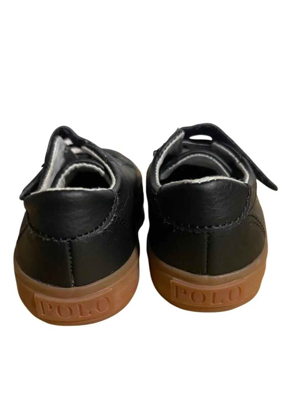 Polo Ralph Lauren Unisex Sayer EZ T-Toe Sneakers Kids Size 8
